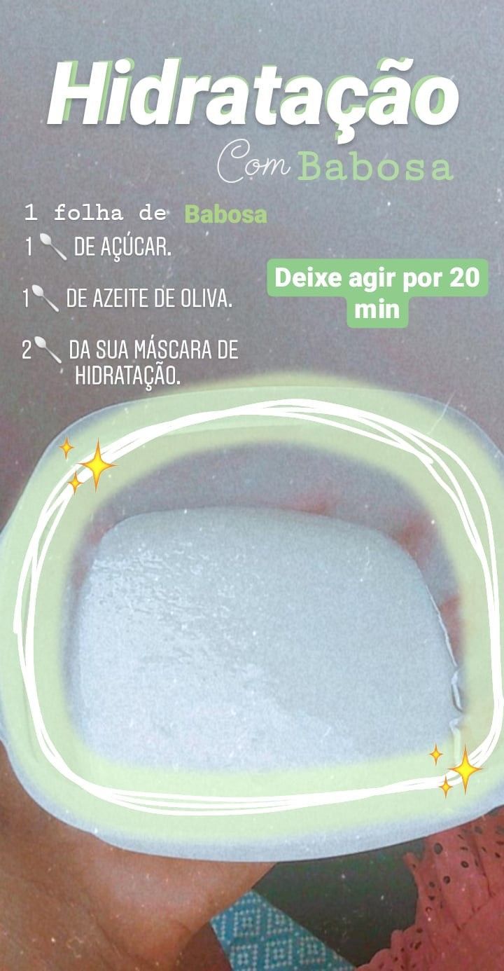 Imagem 1 - Hidratação com Babosa