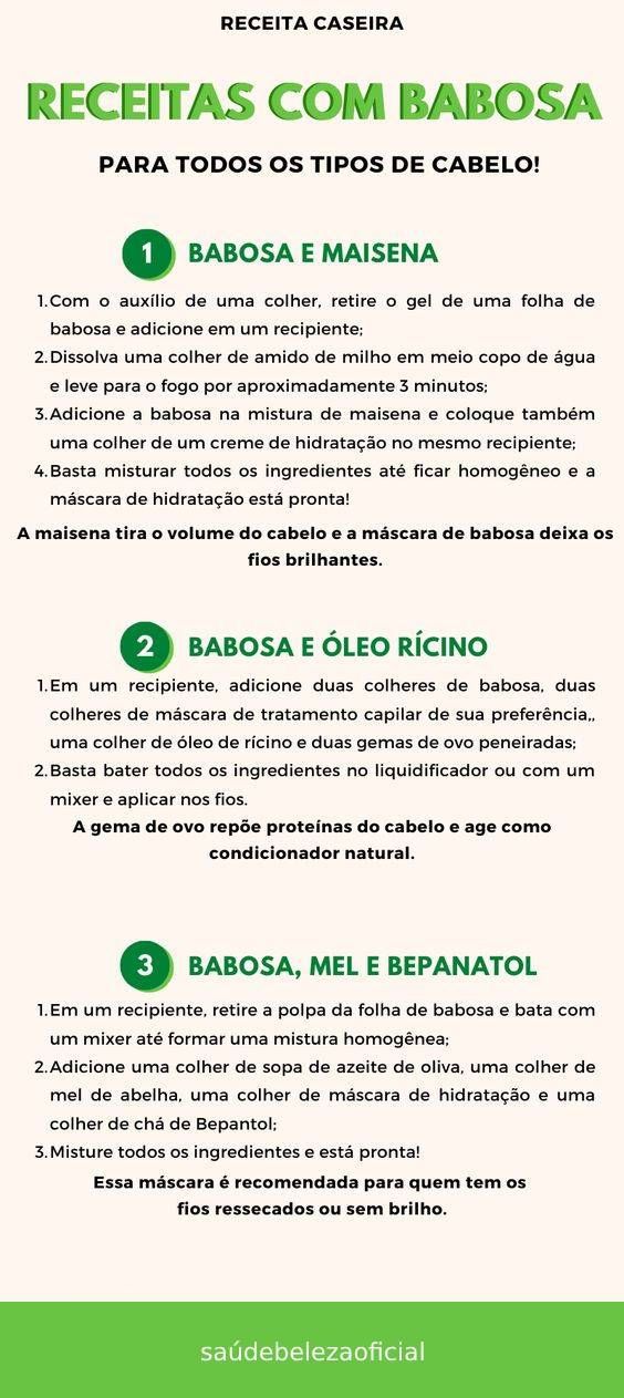 Imagem 3 - Receitas com Babosa